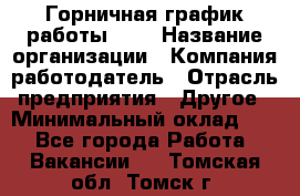 Горничная-график работы 1/2 › Название организации ­ Компания-работодатель › Отрасль предприятия ­ Другое › Минимальный оклад ­ 1 - Все города Работа » Вакансии   . Томская обл.,Томск г.